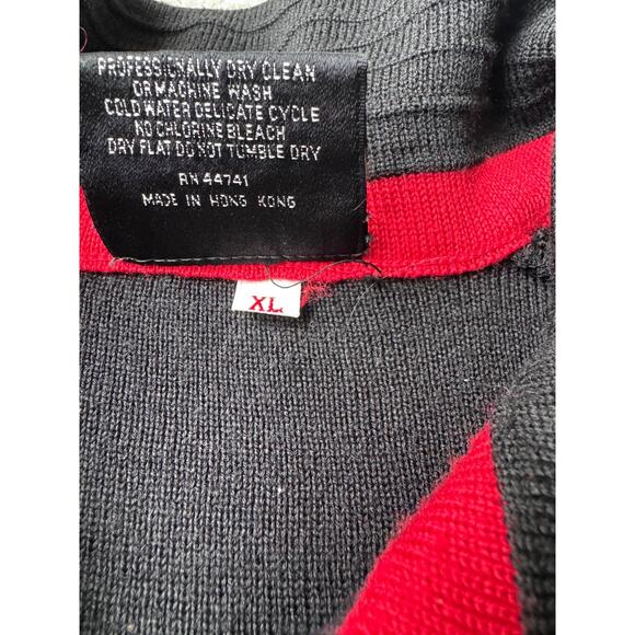 VTG OSSI Skiwear Wool Blend 1/2 Zip Sweater Turtleneck - Picture 8 of 8